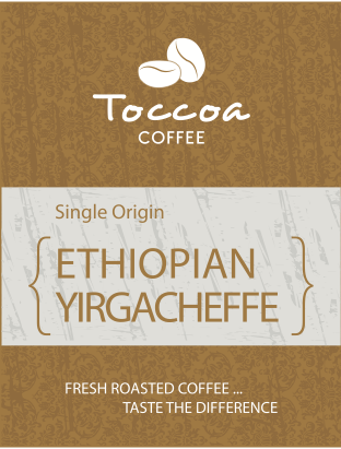 Toccoa Coffee Granger Indiana Fresh Roasted Ethiopian Yirgacheffe